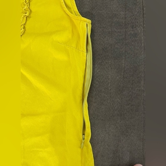 Fossil Mustard Yellow Women’s Dress Size Small - Picture 4 of 6